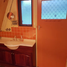 Swampgum Rise sink in bathroom